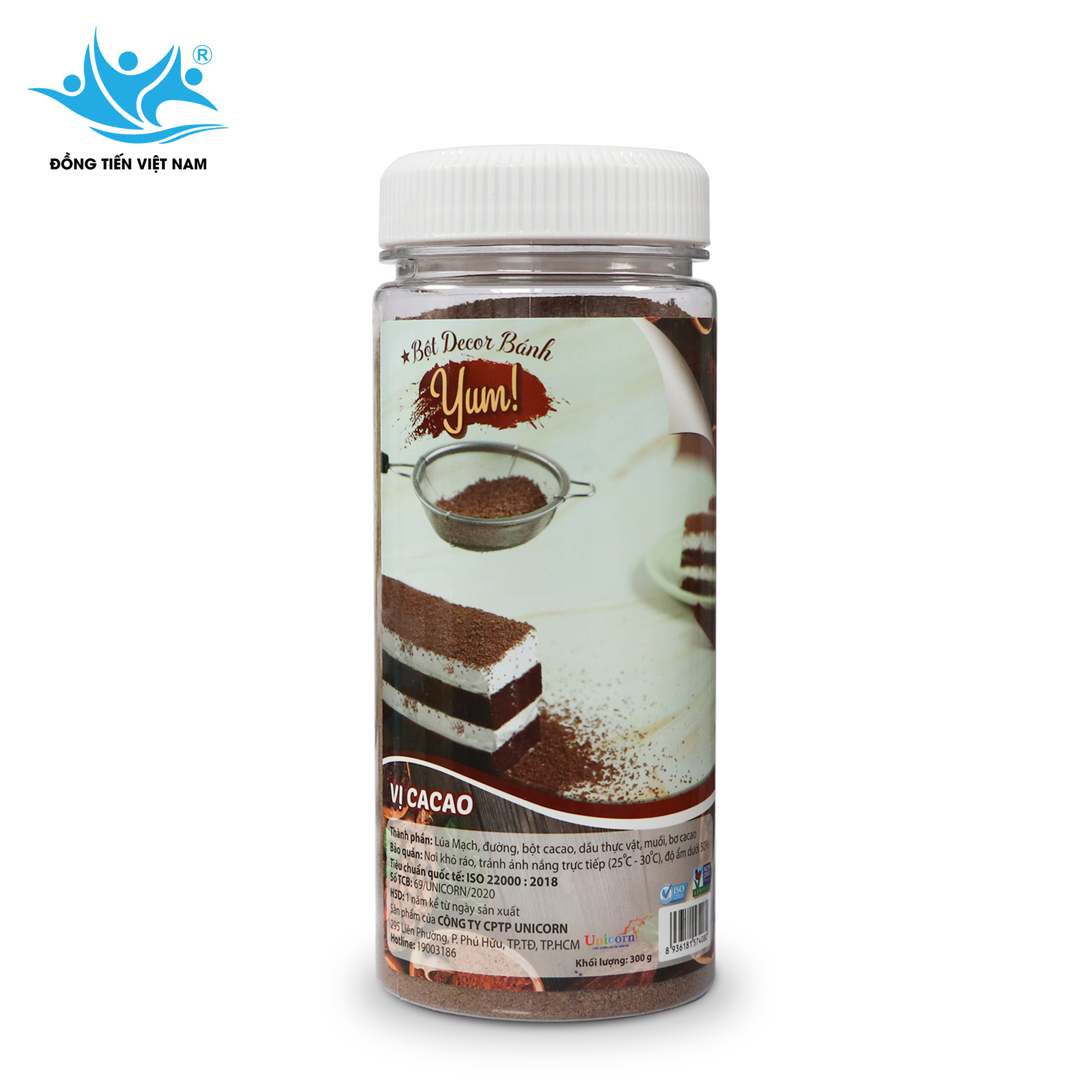 Bột Rắc Bánh 300g -Vị Cacao