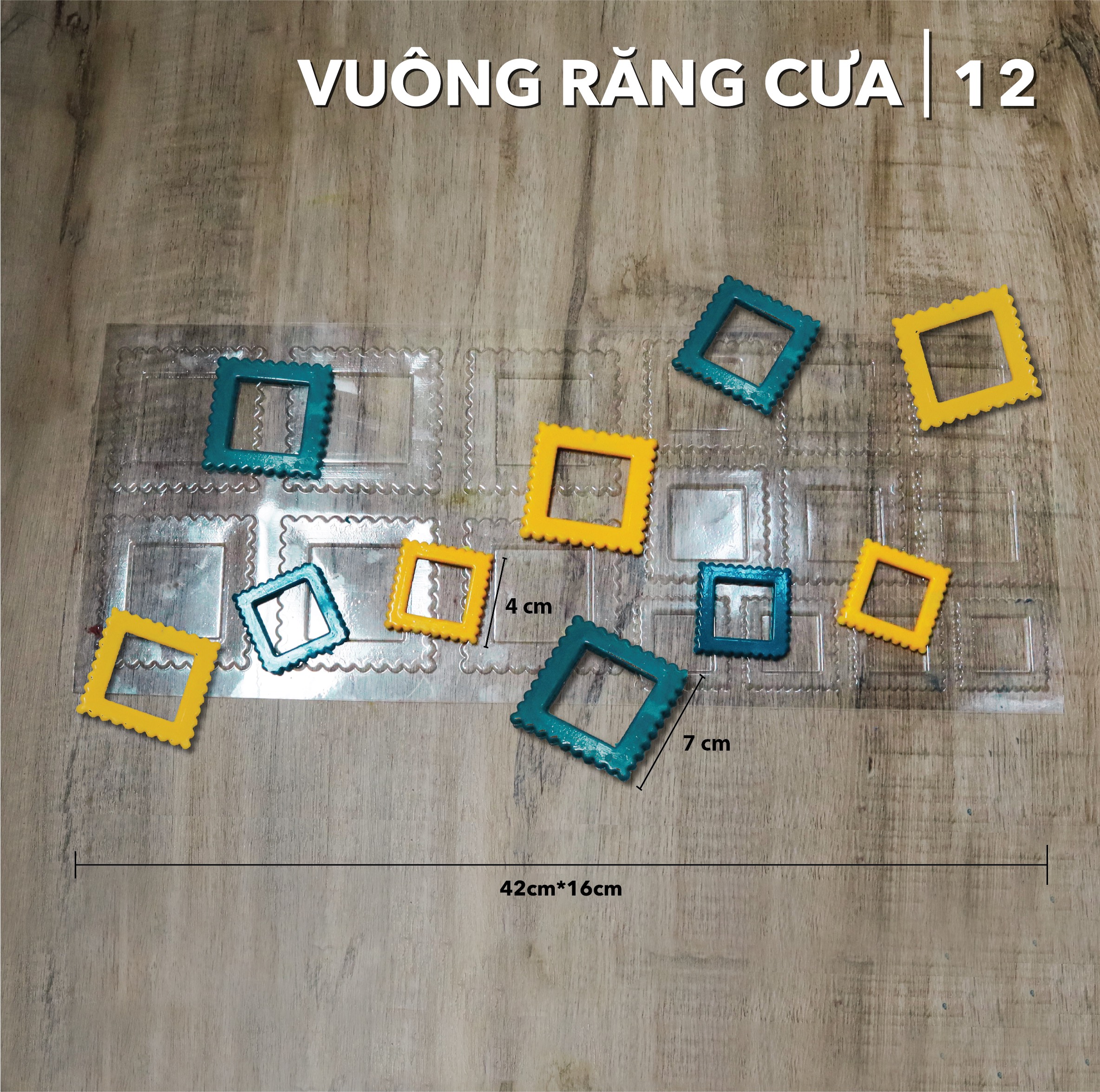 Khuôn Định Hình Vuông Răng Cưa